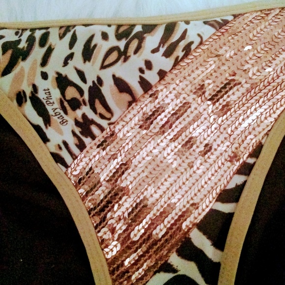 Authentic Baby Phat sequin bikini bottom - Picture 7 of 7